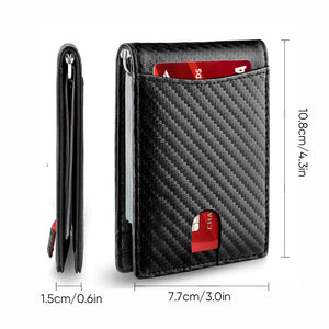 🎁Genuine Leather Anti-theft Swipe Card Holder