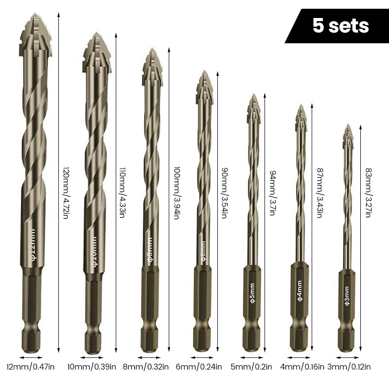 Four Blade Serrated Eccentric Drill