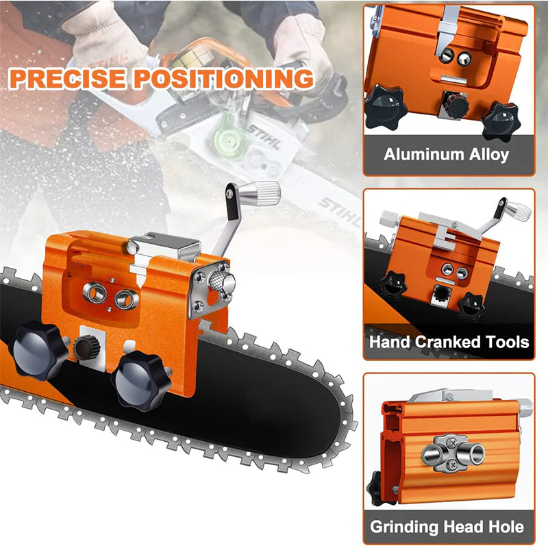 Powerful Chainsaw Chain Sharpening Jig