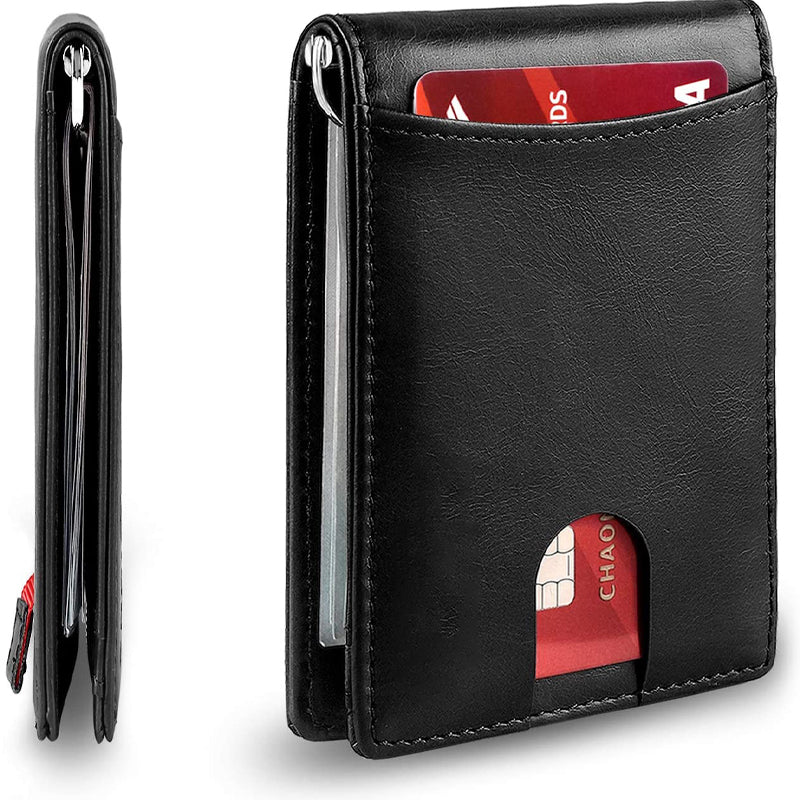 🎁Genuine Leather Anti-theft Swipe Card Holder