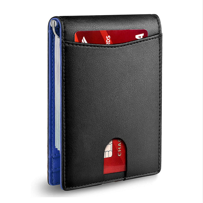 🎁Genuine Leather Anti-theft Swipe Card Holder