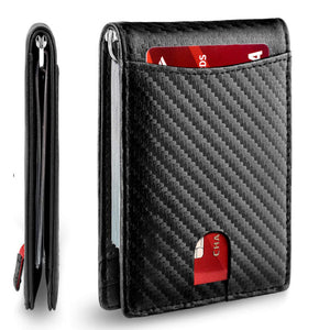 🎁Genuine Leather Anti-theft Swipe Card Holder